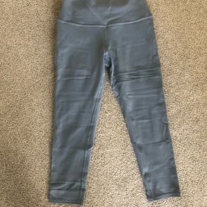 Light Blue Alo Mesh Leggings